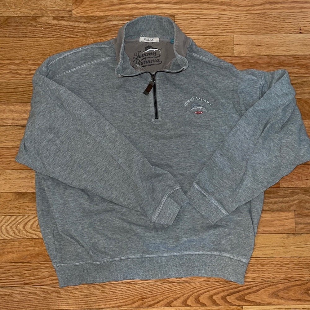 Tommy Bahama quarter zip sweatshirt